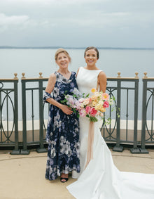 Delphinium 'Magic Fountains Sky Blue White Bee'