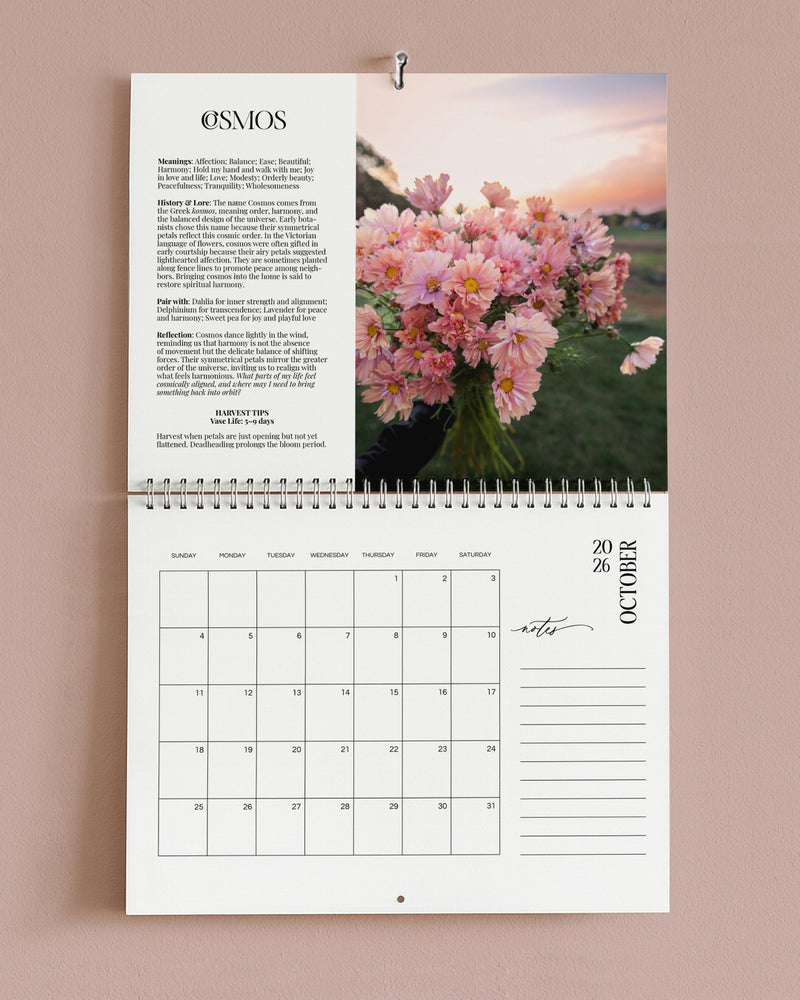 2026 PBF Photography Calendar: Botanical Alchemy (Worldwide Shipping Available)