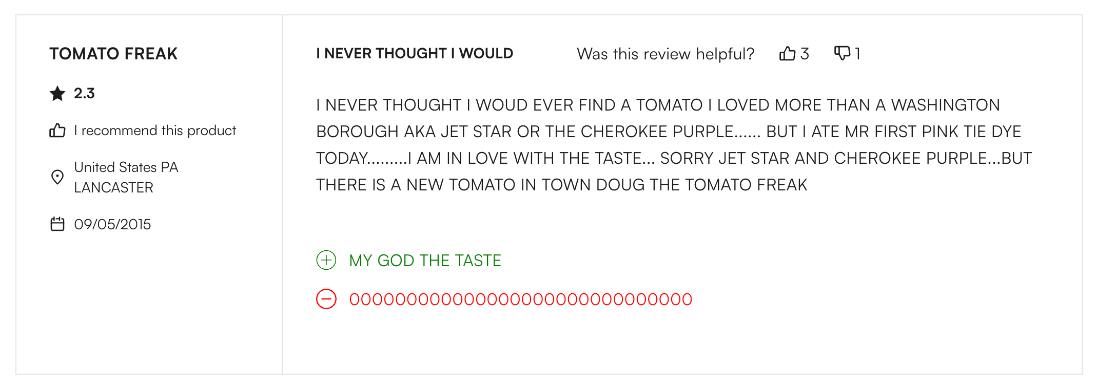Tomato 'Pink Berkeley Tie Dye'